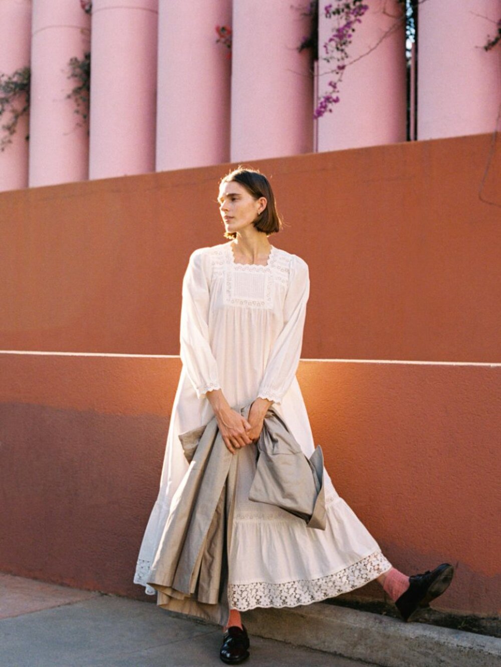 The Yolanda Dress | Alabaster - Picture 2 of 7